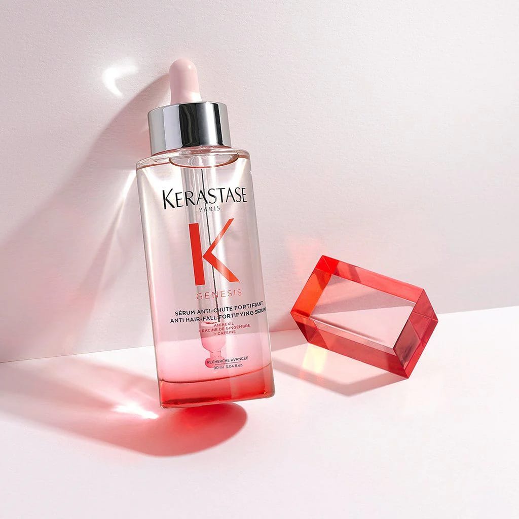 Kérastase Genesis Anti-Hair Fall Serum that delivers salon-level hair strength and shine.