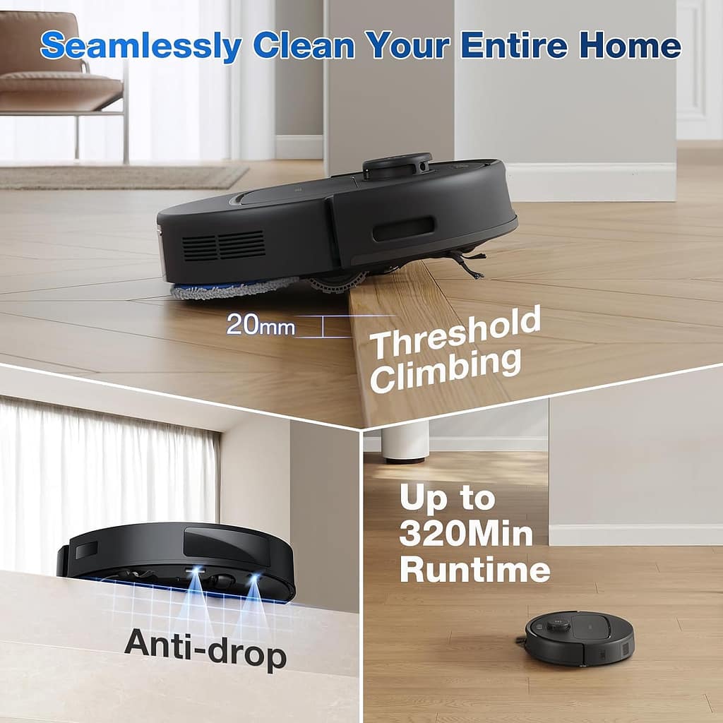 The ECOVACS Deebot N30 PRO Omni for Pet Hair Cleaning gives pet parents a truly hands-free solution with powerful suction, zero hair tangling, and intelligent mopping.
