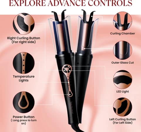 Salon-like curls at home with Urban Yog hair curler