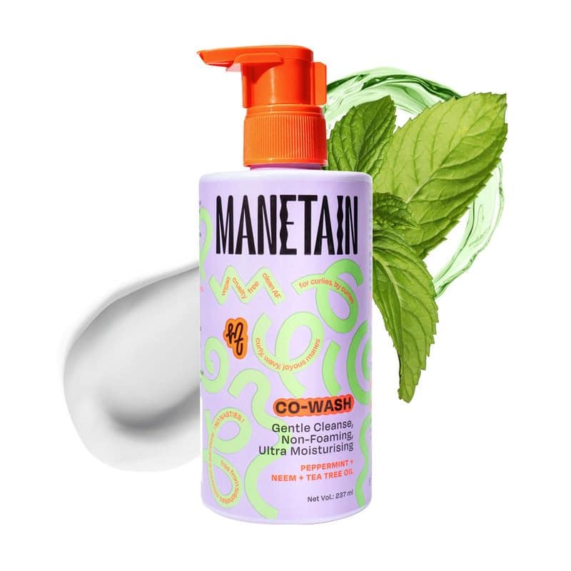 Buy Manetain Co-Wash for Curly Hair - 2 in 1 Shampoo & Conditioner Sulfate & paraben-free gentle formula